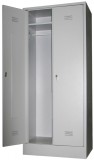 Металлический шкаф для одежды сварной Церера-мебель ШР-22/500 БП с замками
